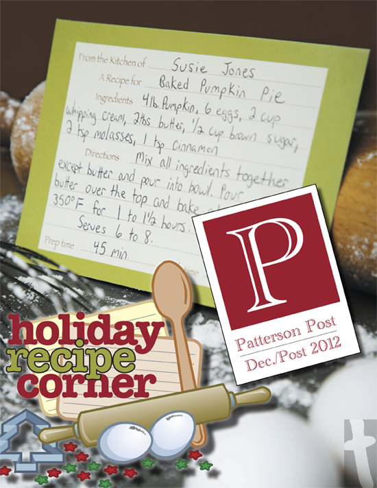 Patterson Post 2012 Recipe Guide