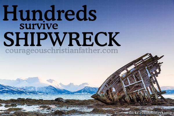 Hundreds Survive Shipwreck