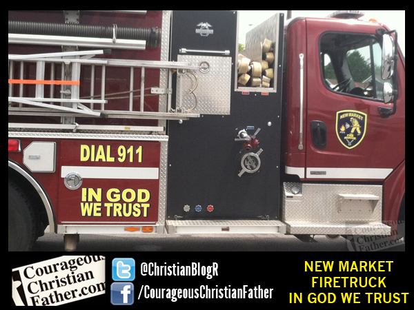 New Market Firetruck - In God We Trust