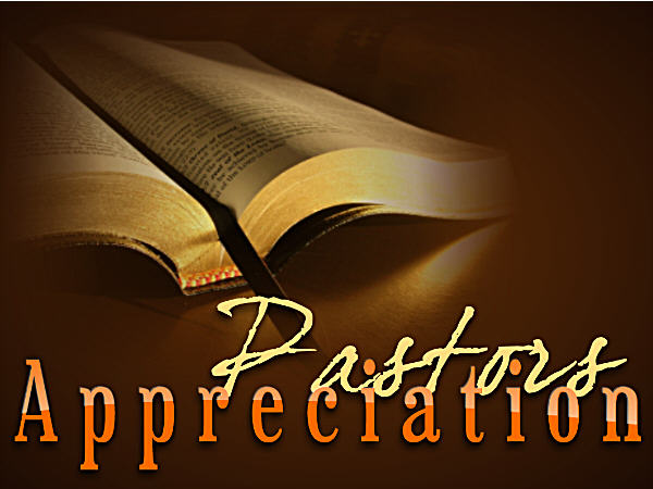 Pastor Appreciation Month is in October