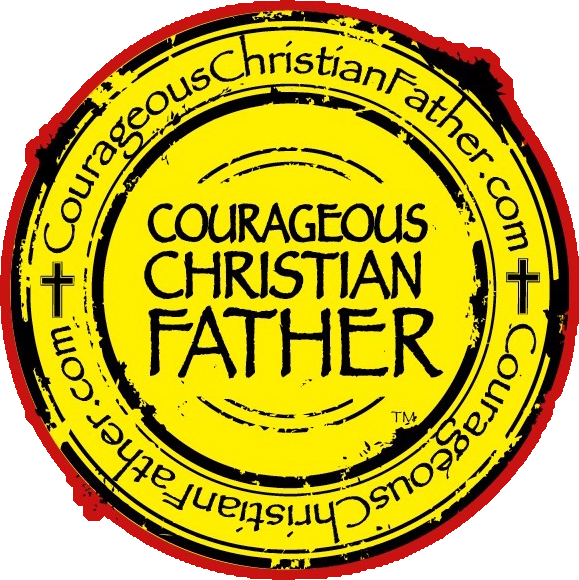 CCF logo red yellow black (Courageous Christian Father)