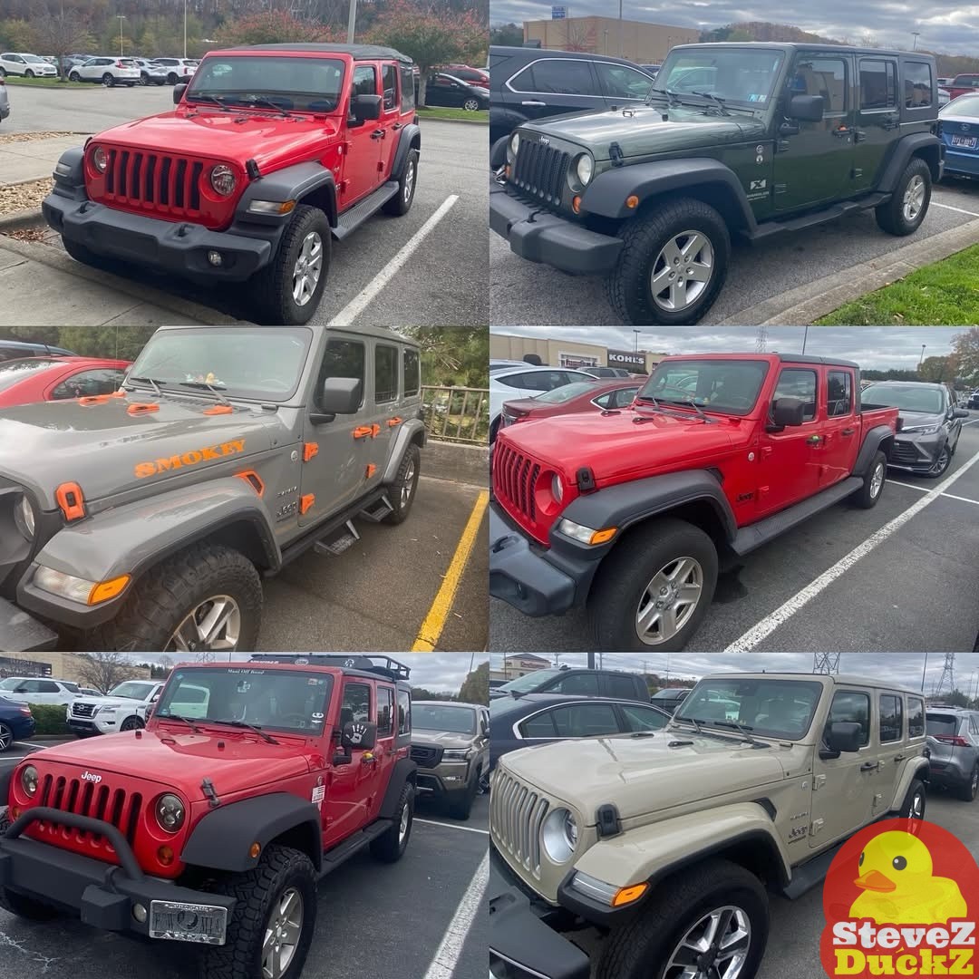 Where to place a Rubber Duck on a Jeep
