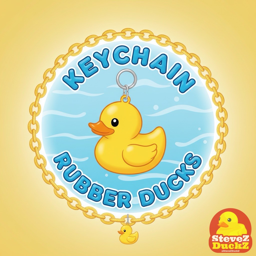 Keychain Rubber Ducks