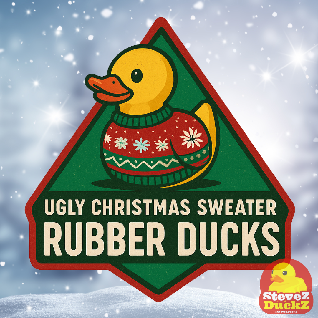 Ugly Christmas Sweater Rubber Ducks