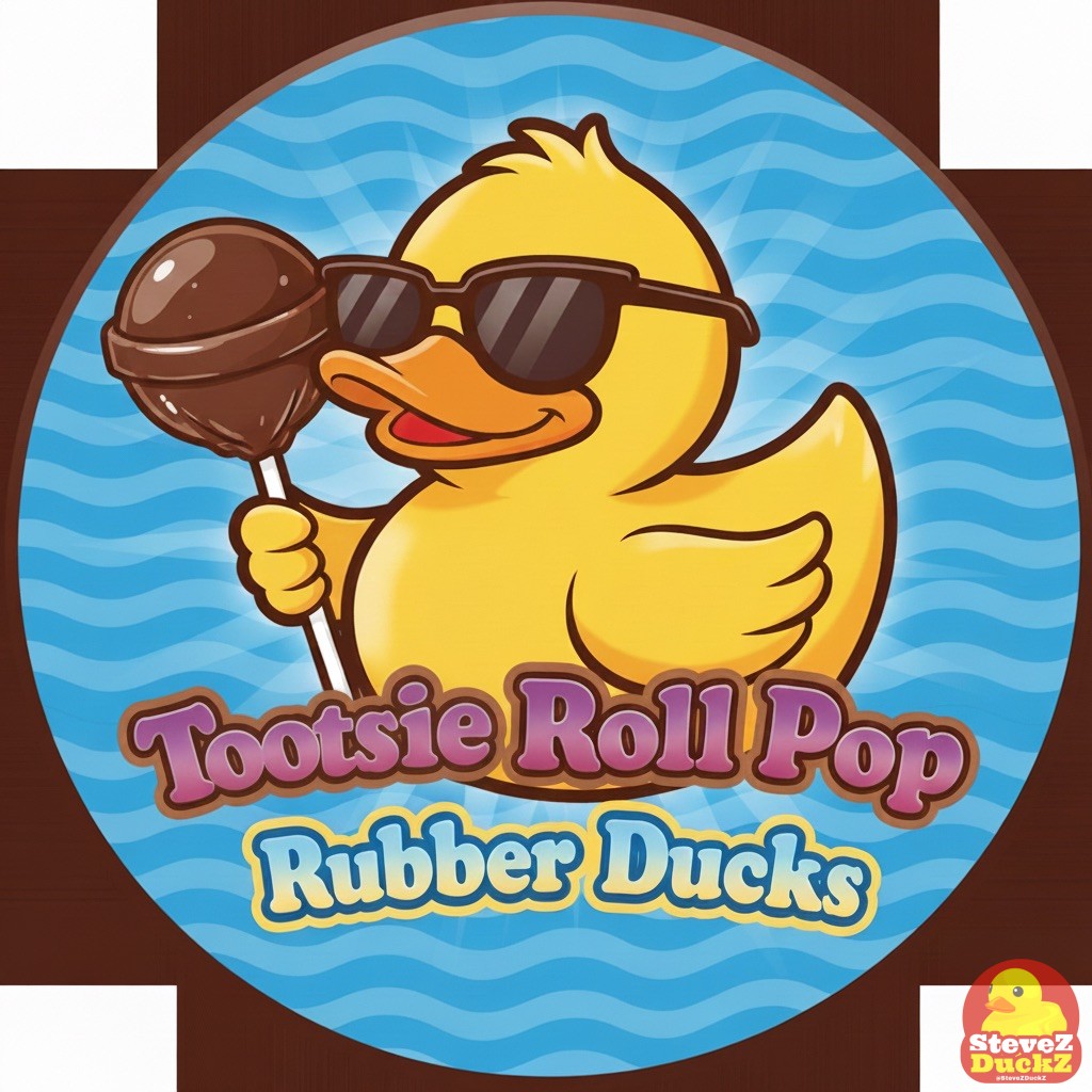 Tootsie Roll Pop Rubber Ducks