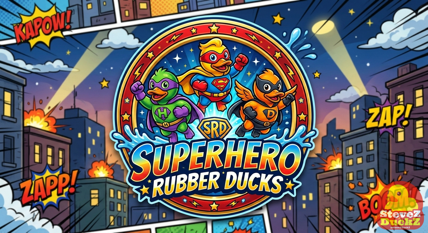 Superhero Rubber Ducks