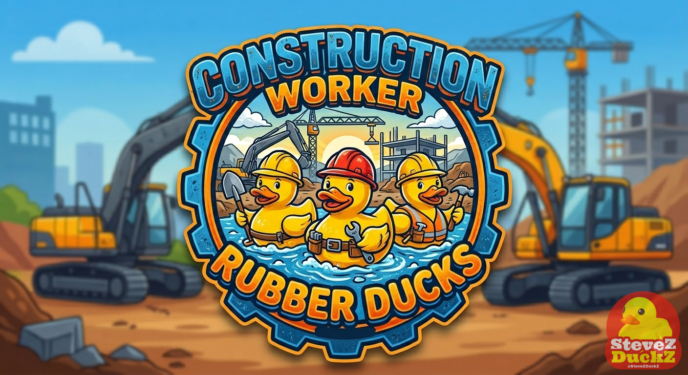 Construction Workers Rubber Ducks