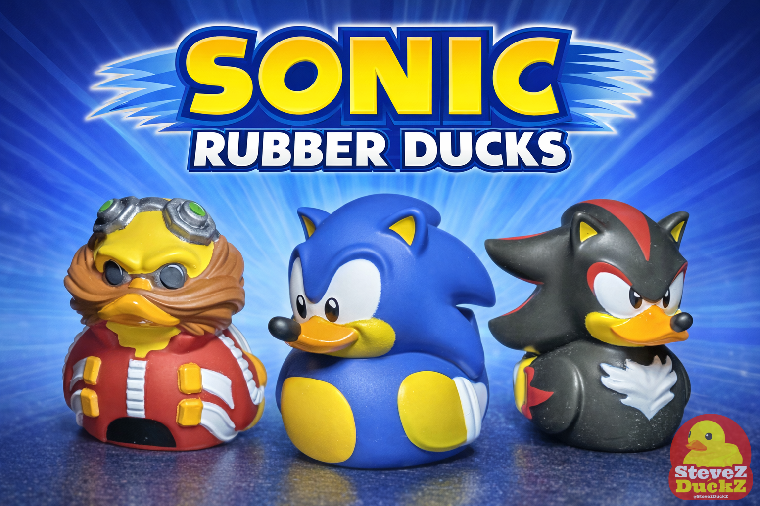 Sonic the Hedgehog Rubber Ducks